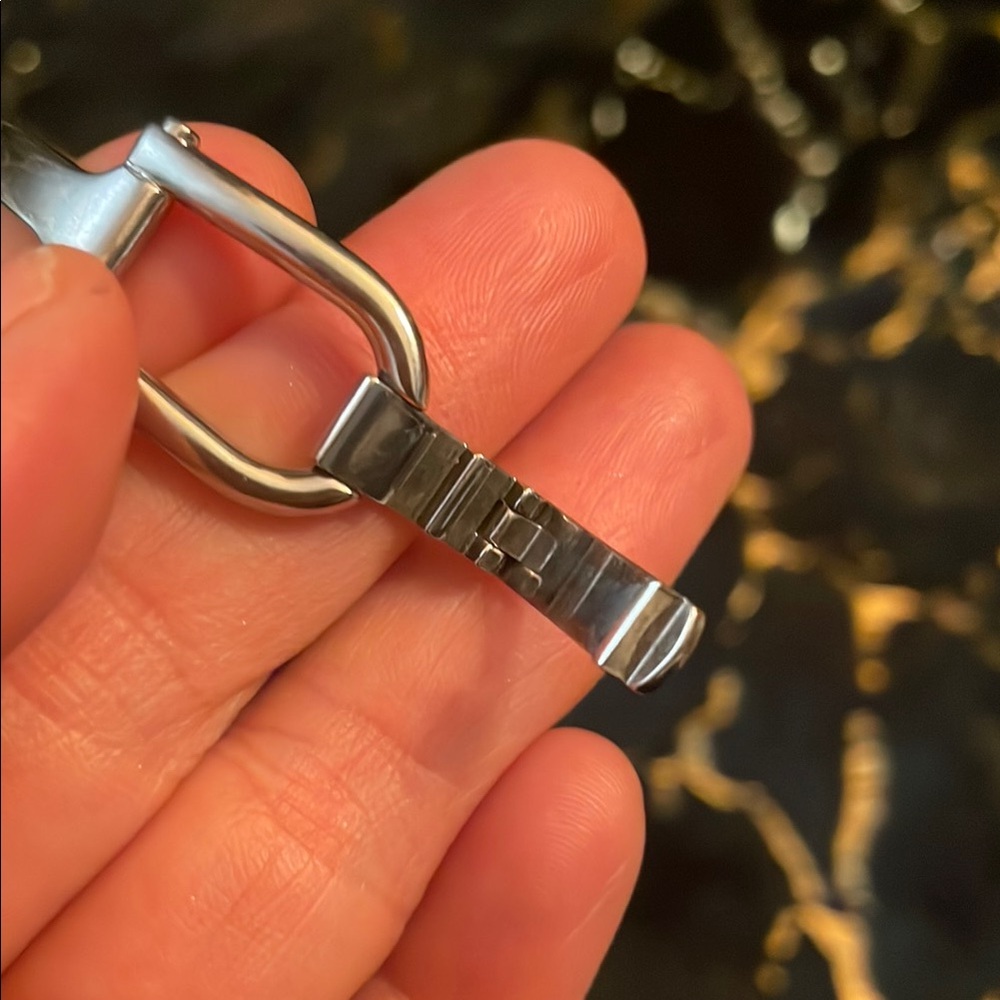 Gucci Black And Silver Rectangular Watch - image 3